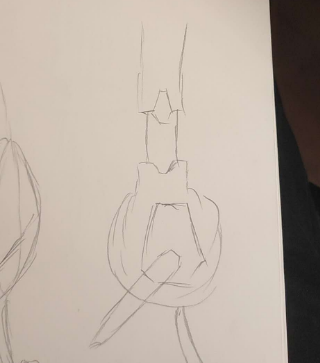 This is the side view I drew.