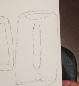 This is the side view I drew.