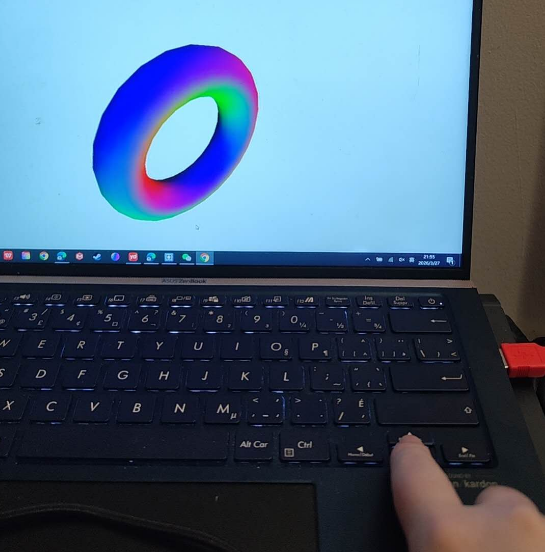 This is the content practiced through teaching videos.