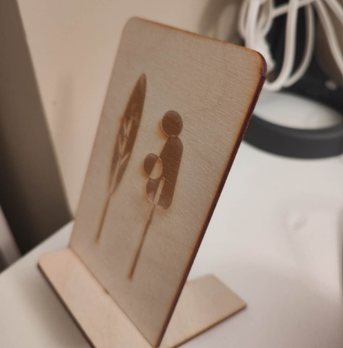 This is a picture of me during a classroom activity.