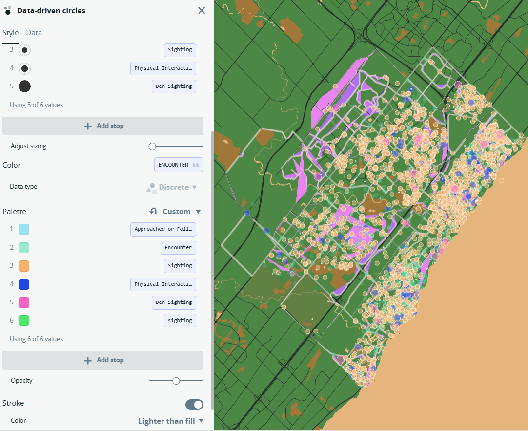This is the picture of me modifying Mapbox data based on the teaching video.
