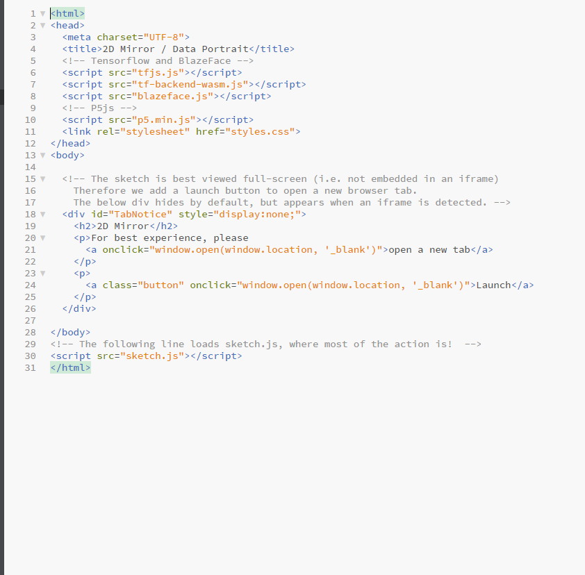 This is the key code of the Symbolic Story Selfie.