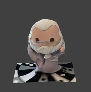 This is the modeling obtained after scanning with Scaniverse.