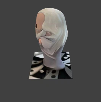 This is the modeling obtained after scanning with Scaniverse.