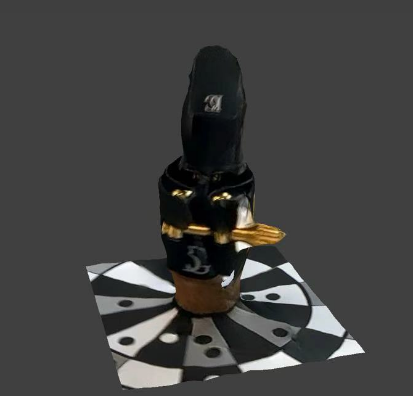 This is the modeling obtained after scanning with Scaniverse.