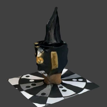 This is the modeling obtained after scanning with Scaniverse.